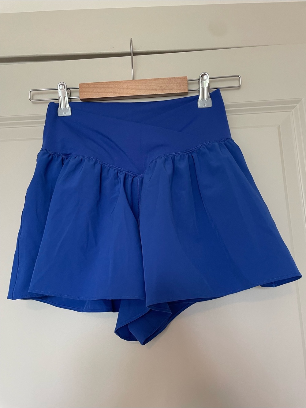 OFFLINE By Aerie Real Me Crossover Flowy Short in deep cobalt - Picture 7 of 9